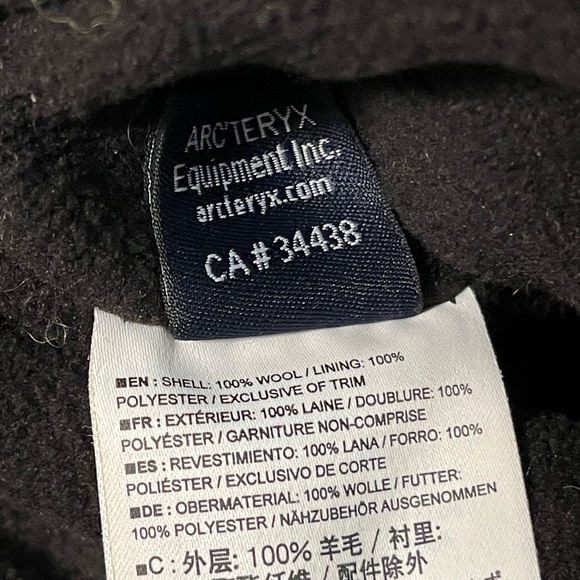 Arc'teryx Wool Beanie Knit Hat Earflap Winter Outdoors Gorpcore Wool Snow - Picture 4 of 9